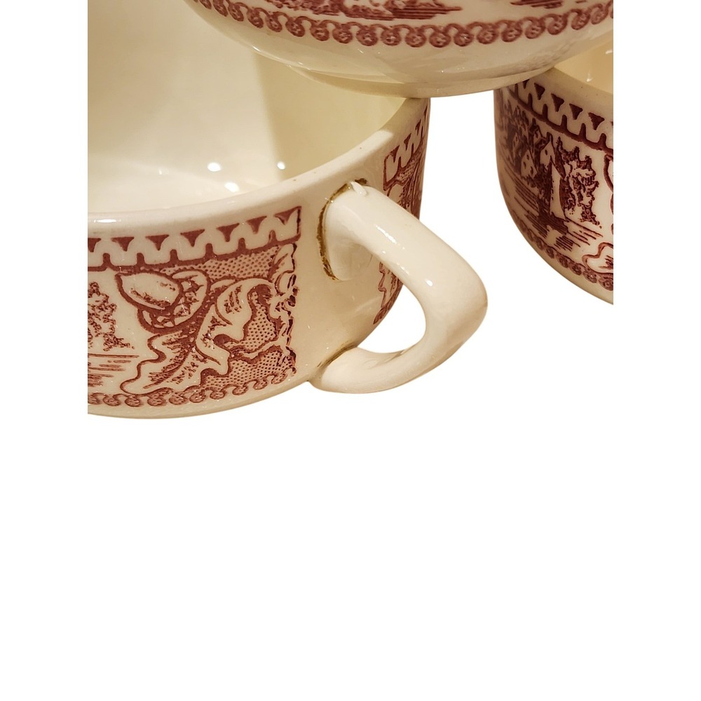 Vintage Set of 6 Royal Ironstone Memory Lane Cups - Picture 6 of 8